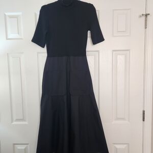 Zara Black Midi Dress